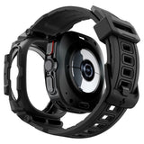 Spigen Samsung Galaxy Watch Ultra Armbånd og Deksel Rugged Armor Pro Matte Black