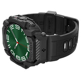 Spigen Samsung Galaxy Watch Ultra Armbånd og Deksel Rugged Armor Pro Matte Black