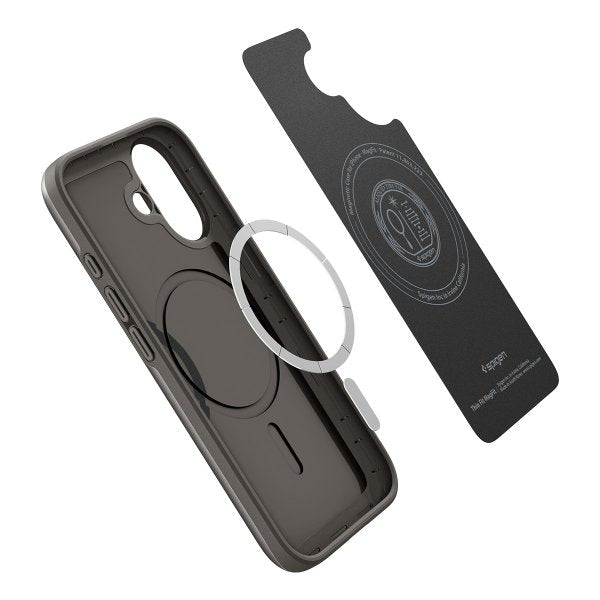 Spigen iPhone 17 Deksel Thin Fit MagFit Gunmetal