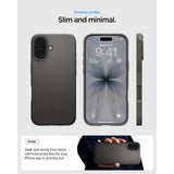 Spigen iPhone 17 Deksel Thin Fit MagFit Gunmetal