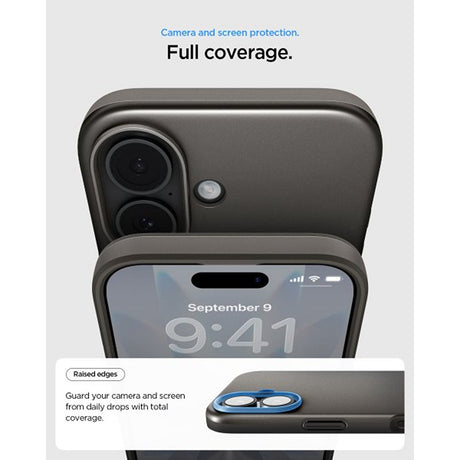 Spigen iPhone 17 Deksel Thin Fit MagFit Gunmetal
