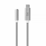 Xqisit Adapter USB-C til 3.5mm AUX 12 cm Sølv