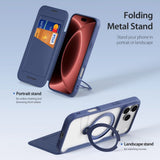 Dux Ducis iPhone 17 Pro Max/18 Pro Max Etui Skin X Pro Series Kickstand MagSafe Blå