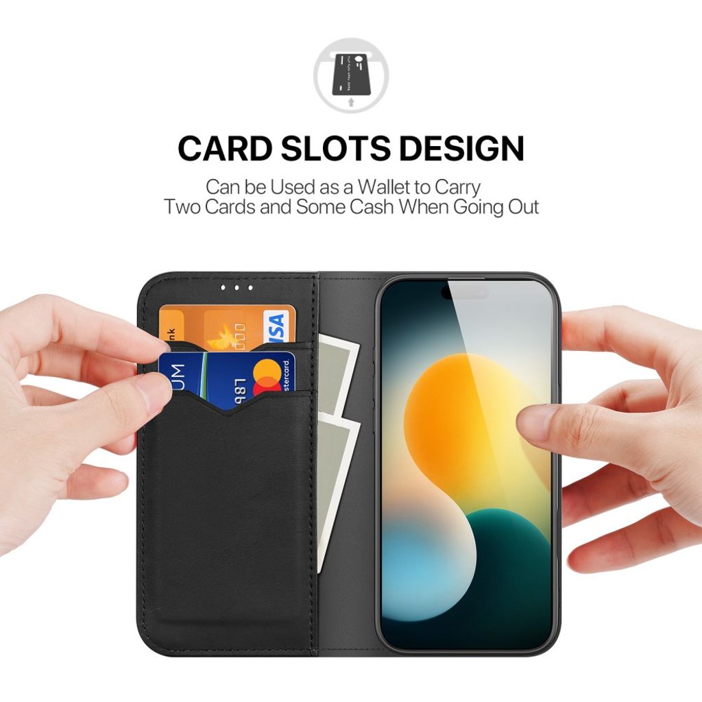 Dux Ducis iPhone 17 Pro Etui Hivo Series Svart