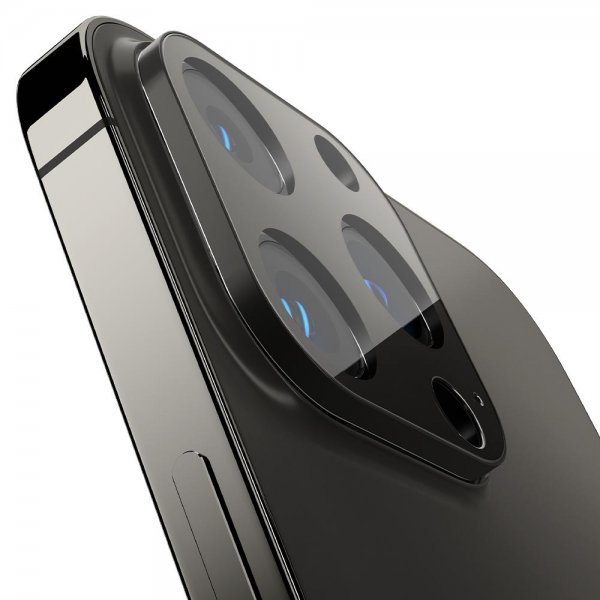 Spigen iPhone 13 Pro/iPhone 13 Pro Max Kamerabeskytter Glas.tR Optik 2-pack Graphite