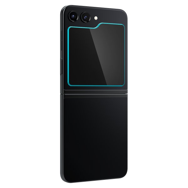 Spigen Samsung Galaxy Z Flip 5 Skjermbeskytter GLAS.tR EZ Fit 2-pakning