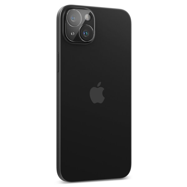 Spigen iPhone 14/15/14 Plus/15 Plus Kamerabeskytter Glas.tR Optik Crystal Clear 2-pakning