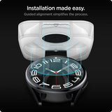 Spigen Samsung Galaxy Watch 6 Classic 43mm Skjermbeskytter GLAS.tR EZ Fit 2-pakning