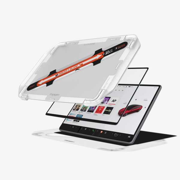 Spigen Skjermbeskytter GLAS.tR EZ FIT Anti-Glare Tesla Model 3 (2024)