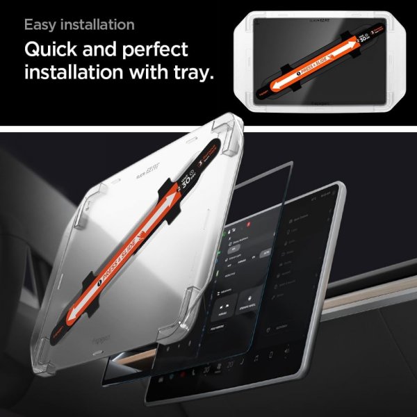 Spigen Skjermbeskytter GLAS.tR EZ FIT Anti-Glare Tesla Model 3 (2024)