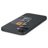 Spigen iPhone 16/iPhone 16 Plus Kamerabeskytter GLAS.tR EZ Fit Optik Pro 2-pakning Svart
