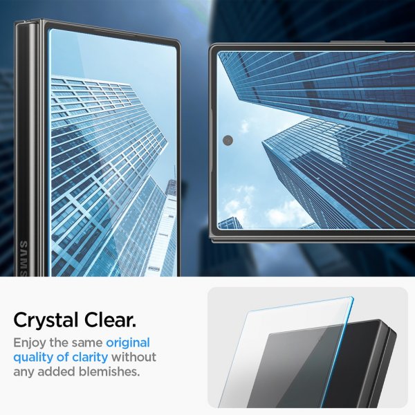 Spigen Samsung Galaxy Z Fold 6 Skjermbeskytter GLAS.tR EZ Fit 2-pakning