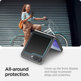 Spigen Samsung Galaxy Z Flip 6/Flip 7 FE Skjermbeskytter GLAS.tR EZ Fit 2-pakning