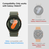 Spigen Samsung Galaxy Watch 7 40mm Skjermbeskytter GLAS.tR EZ Fit 2-pakning
