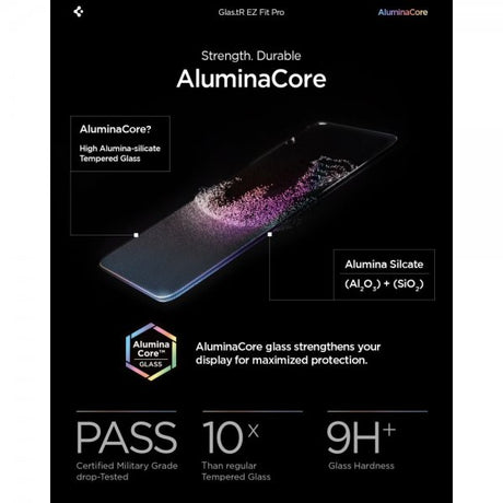 Spigen Sony Xperia 10 VII Skjermbeskytter GLAS.tR EZ Fit Pro 2-pakning