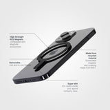 agood company Avtagbar MagSafe ring Svart