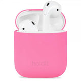 holdit AirPods 1/2 Deksel Silikon Bright Pink