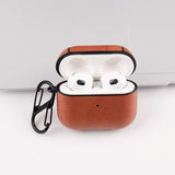 AirPods 3 Deksel Lærtekstur Lys brun