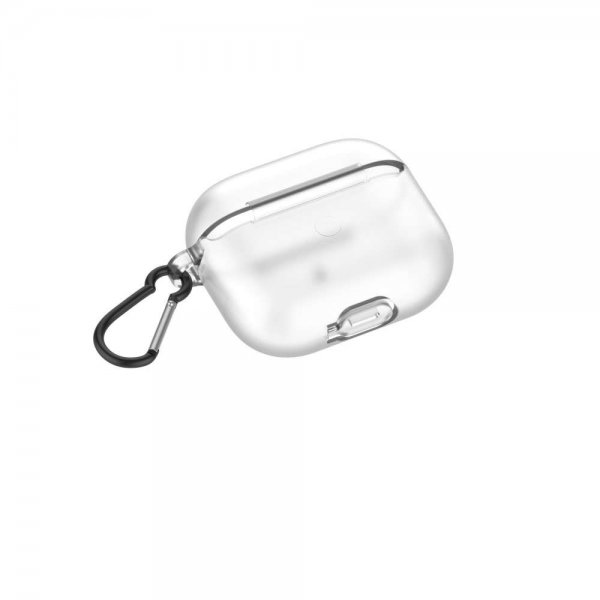 AirPods 3 Deksel med Karabinkrok Frostet Klar