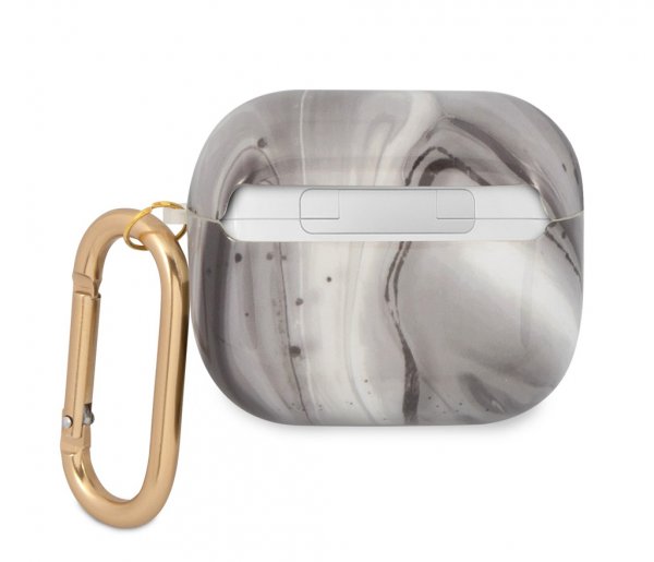 Guess AirPods 3 Deksel Shiny Marble Svart
