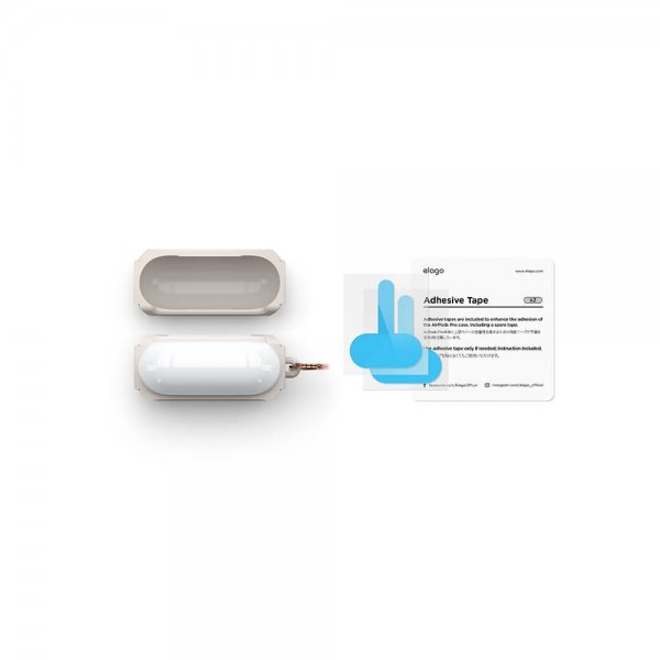 Elago AirPods 3 Deksel Armor Case Stone