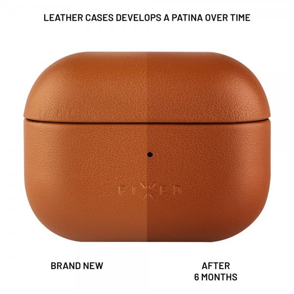 Fixed AirPods 3 Deksel PodsLeather MagSafe Brun