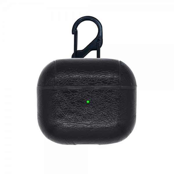 AirPods 3 Deksel PU-lær Svart