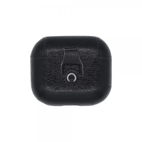 AirPods 3 Deksel PU-lær Svart