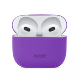 holdit AirPods 3 Deksel Silikon Bright Purple