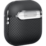 Pitaka AirPods 4 Deksel Aramid Fiber Black/Grey