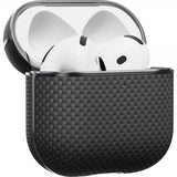Pitaka AirPods 4 Deksel Aramid Fiber Black/Grey