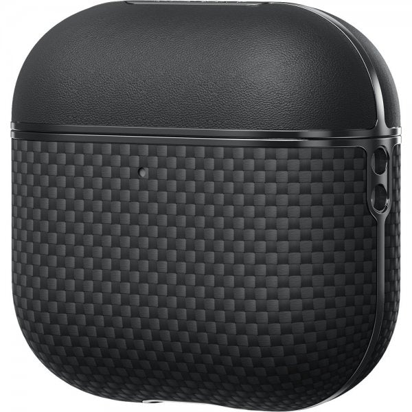 Pitaka AirPods 4 Deksel Aramid Fiber Black/Grey