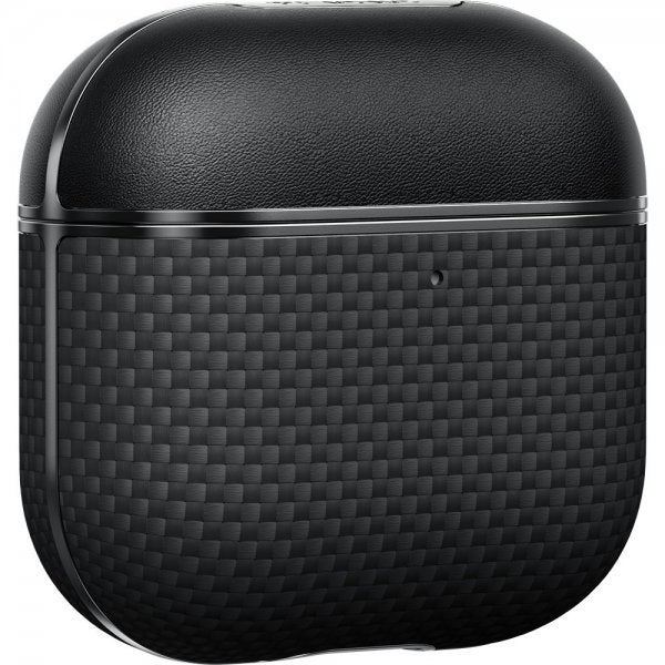 Pitaka AirPods 4 Deksel Aramid Fiber Black/Grey