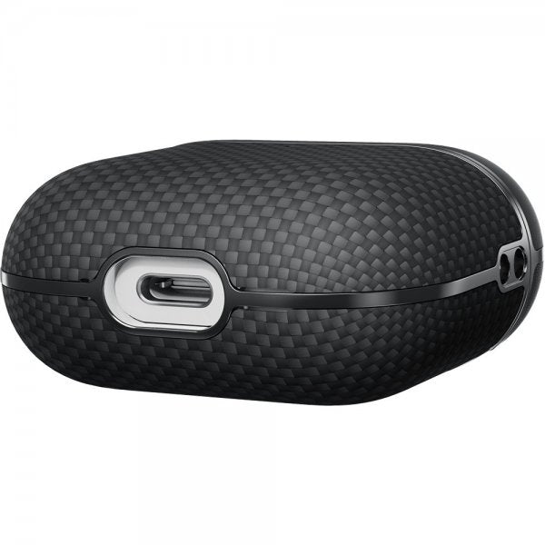 Pitaka AirPods 4 Deksel Aramid Fiber Black/Grey