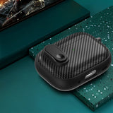 AirPods Pro 2 Deksel Kullfibermønster Lys grønn