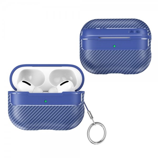 AirPods Pro 2 Deksel Kullfibertekstur Blå