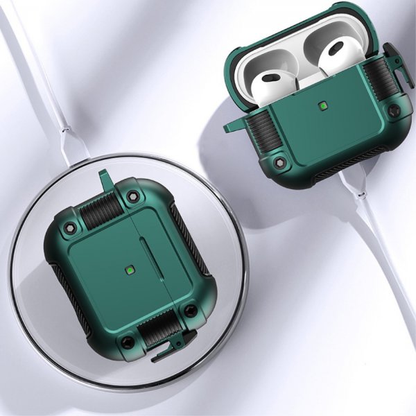 AirPods Pro 2 Deksel Lås Buckle Grønn