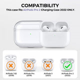 Ahastyle AirPods Pro 2 Deksel Klar