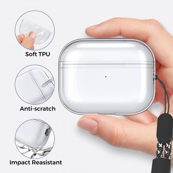 Ahastyle AirPods Pro 2 Deksel Klar