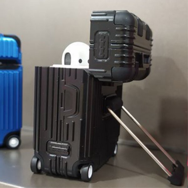 AirPods Pro/AirPods Pro 2 Deksel Resvaskedesign Svart