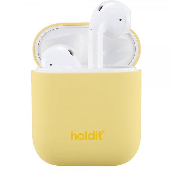 holdit AirPods (1/2) Deksel Silikon Nygård Gul