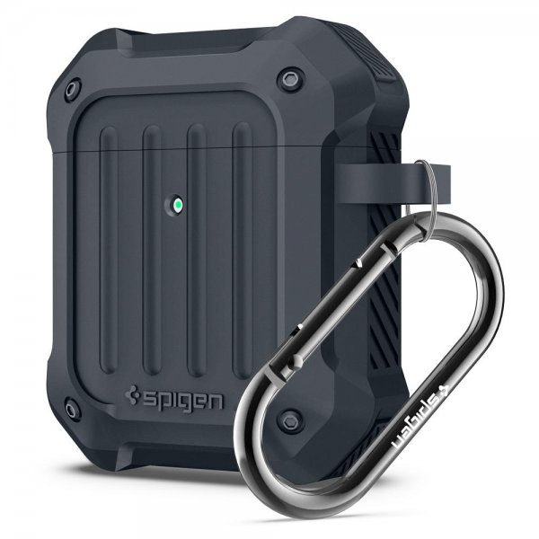 Spigen AirPods (1/2) Deksel Tough Armor Charcoal