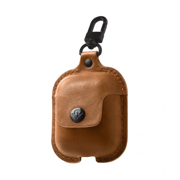 Twelve South AirSnap AirPods (1/2) Skall Ekte Skinn Brun