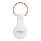 Guess AirTag Holder med Logo Hvit