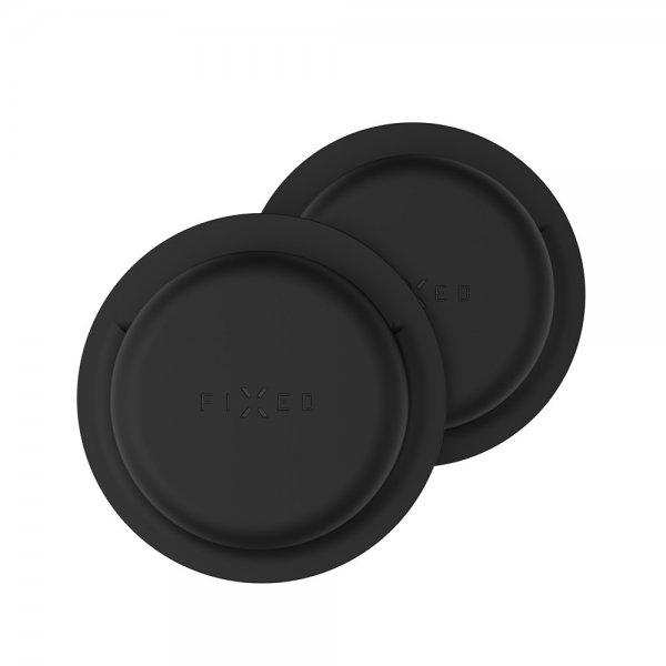 Fixed AirTag Holder Silky Sticker Svart