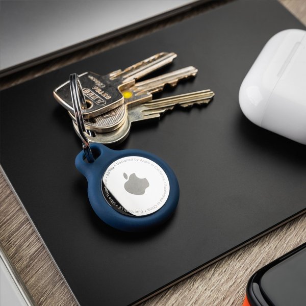 Fixed AirTag Holder Silky Hvit