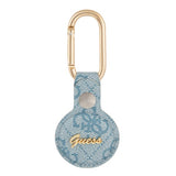 Guess AirTag Holder Vintage Script Blå