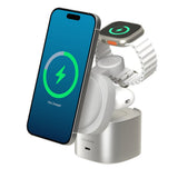 Alogic Trådløs lader PowerPod 4-i-1 Qi2 Hvit