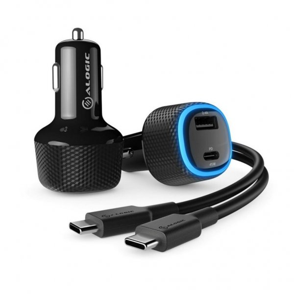 ALOGIC RAPID 2-ports USB-C og USB-A billader for laptop og mobil