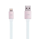 Just Mobile Kabel AluCable Flat USB-A/Lightning 1.2m Rosegull